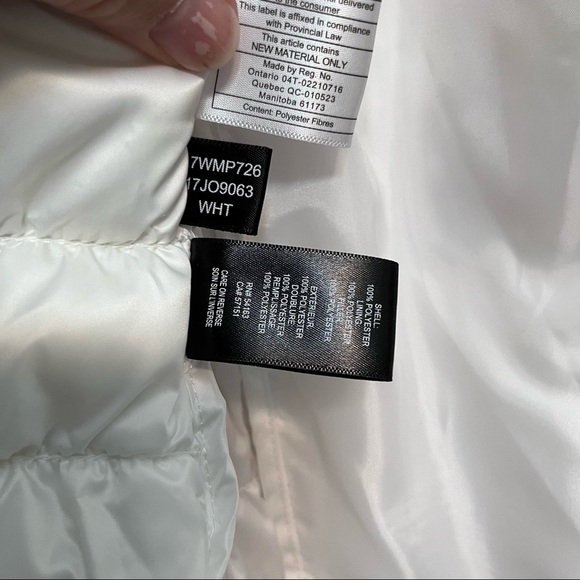 Kenneth Cole White Puffer Vest Size XL NWOT - Picture 5 of 8